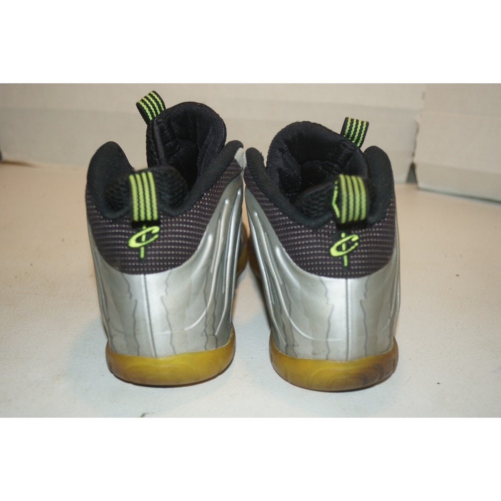 Nike Little Posite One Metallic Silver Boys Shoes Size 7Y NO LACES- U11 - Picture 6 of 7